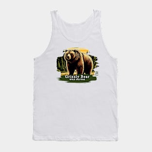 Grizzly Bear - WILD NATURE - GRIZZLY -10 Tank Top